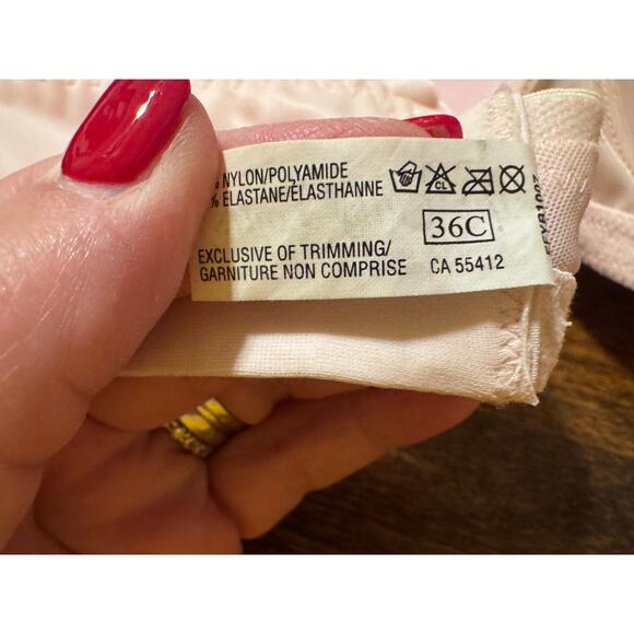 Fit Fully Yours Fawn Soft Cup Bra Wireless Bundle 2 Bras One Beige One Pink 36C - Picture 13 of 16